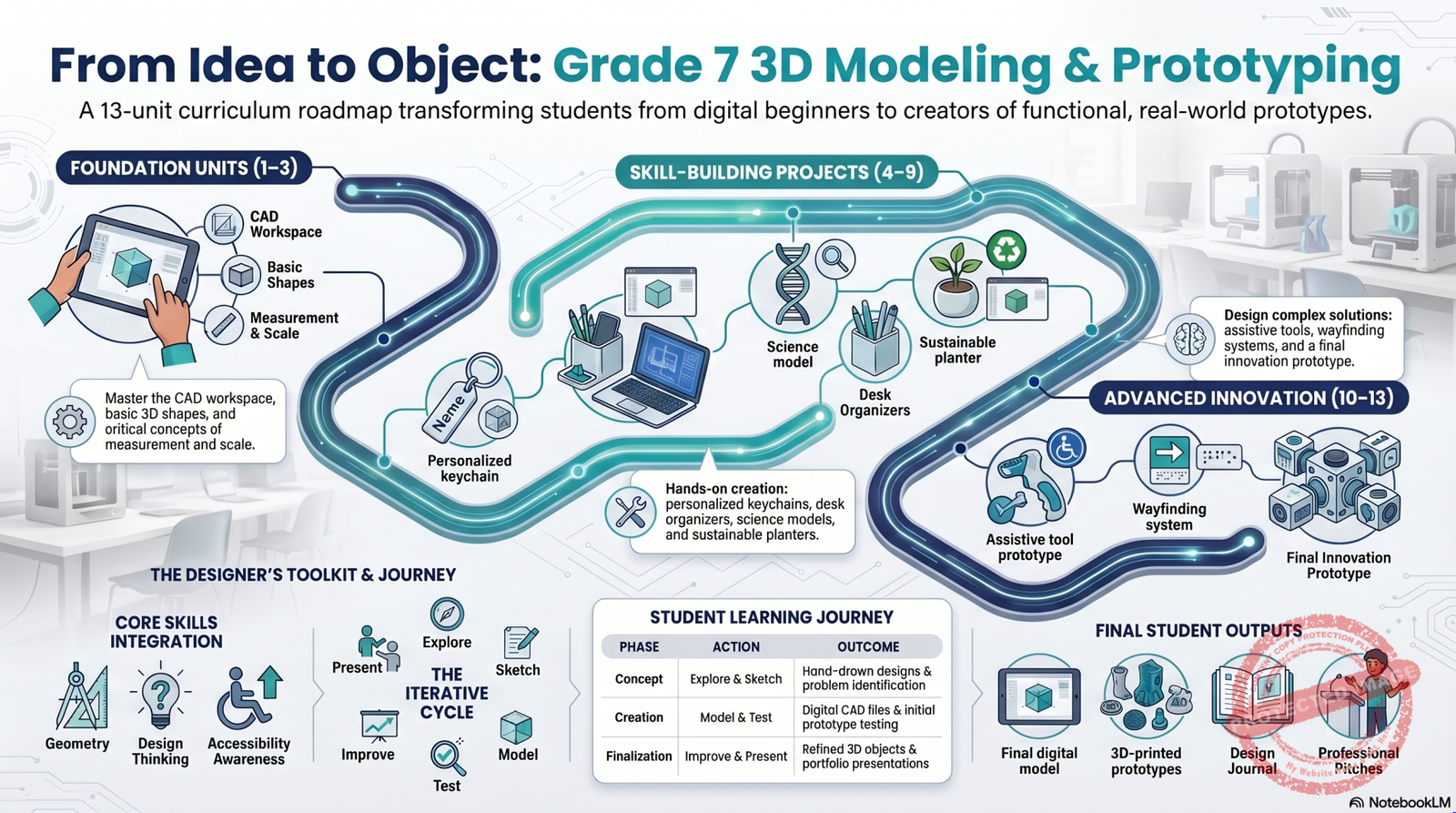 Grade 7 – 3D modeling – Instructor