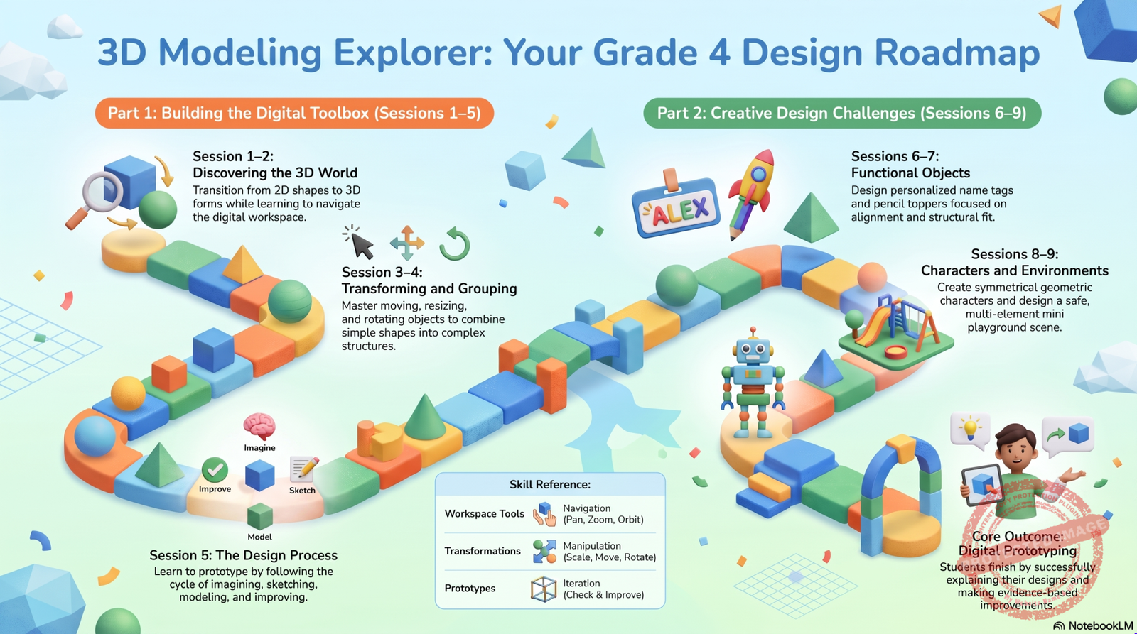 Grade 4 – 3D Modeling – Instructor